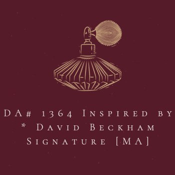 DA# 1364 Inspired  by * David Beckham Signature [MA]
