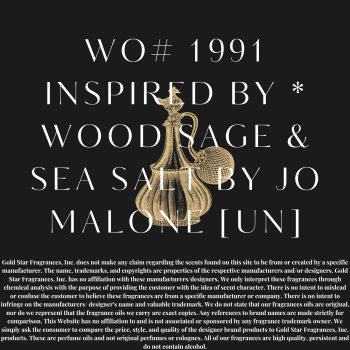 WO# 1991 Inspired by * Wood Sage & Sea Salt by Jo Malone [UN]