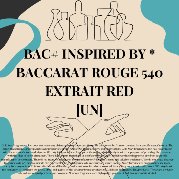 BAC# Inspired by * Baccarat Rouge 540 Extrait Red by Francis Kurkdijan [UN]