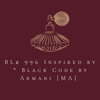 BL# 996 Inspired by * Black Code by Armani [MA]  