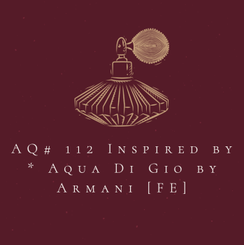 AQ# 112 Inspired by *  Aqua Di Gio by Armani [FE]