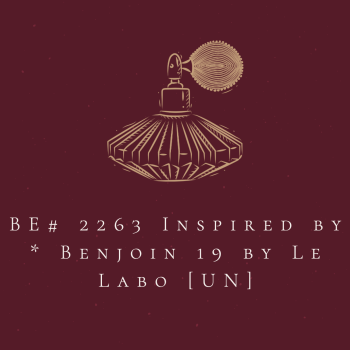 BE# 2263 Inspired by * Benjoin 19 by Le Labo [UN]