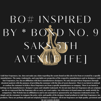 BO# Inspired by * Bond No. 9 Saks 5th Avenue [FE]