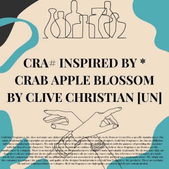 CRA# Inspired by * Crab Apple Blossom by Clive Christian [UN]