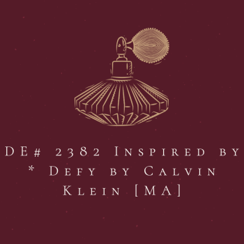 DE# 2382 Inspired by * Defy by Calvin Klein [MA]