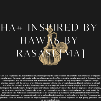 HA# Inspired by * Hawas by Rasasi [MA]