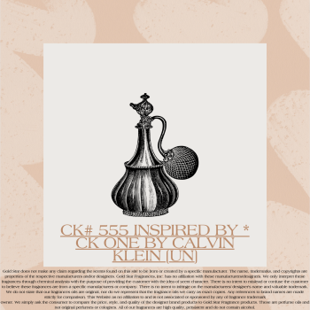 CK# 555 Inspired by * CK One by Calvin Klein [UN] 